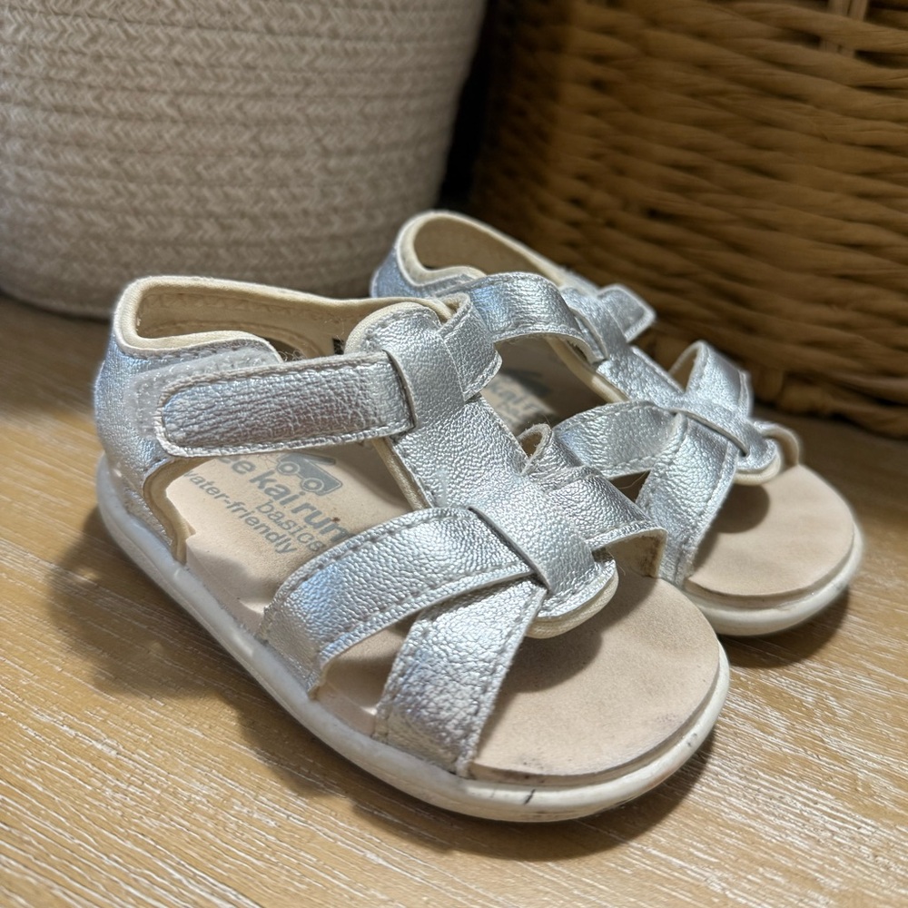 See Kai Run Silver Sandals